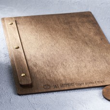 Деревянное меню планшет