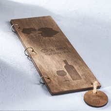 Барное деревянное меню